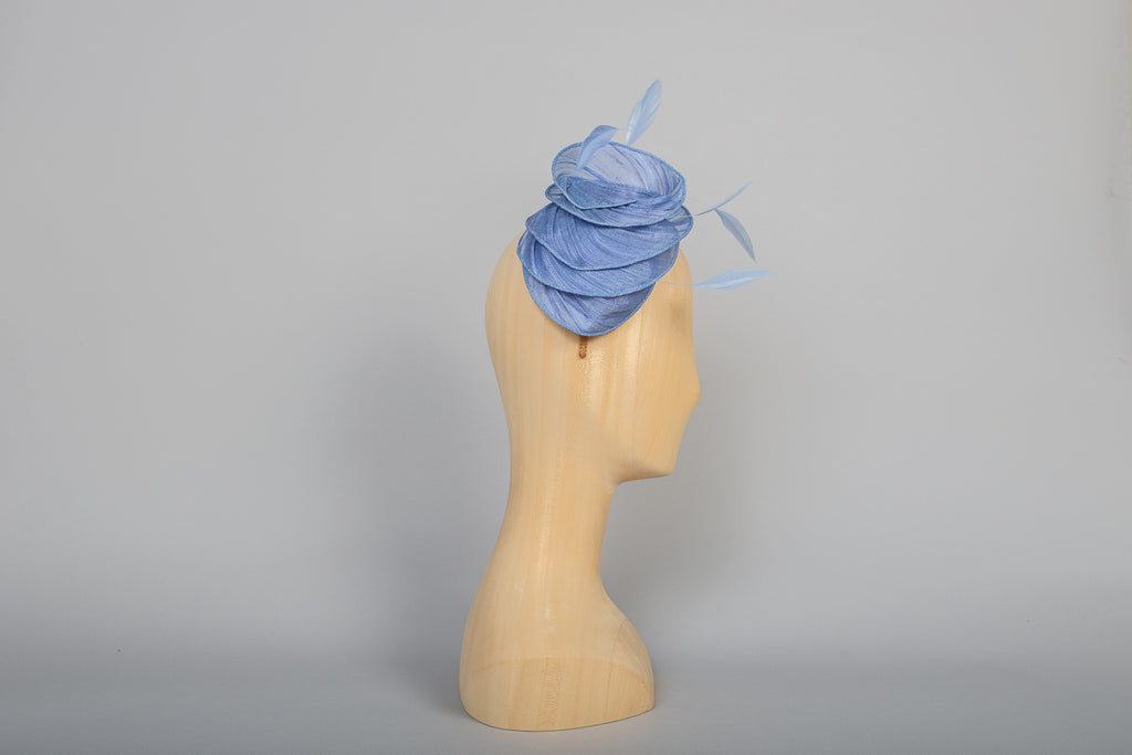 bibi boléro double bleu profil