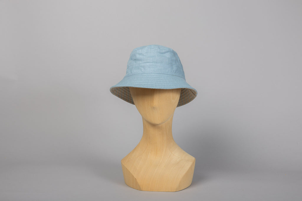 bob josh rayure lin reversible bleu face