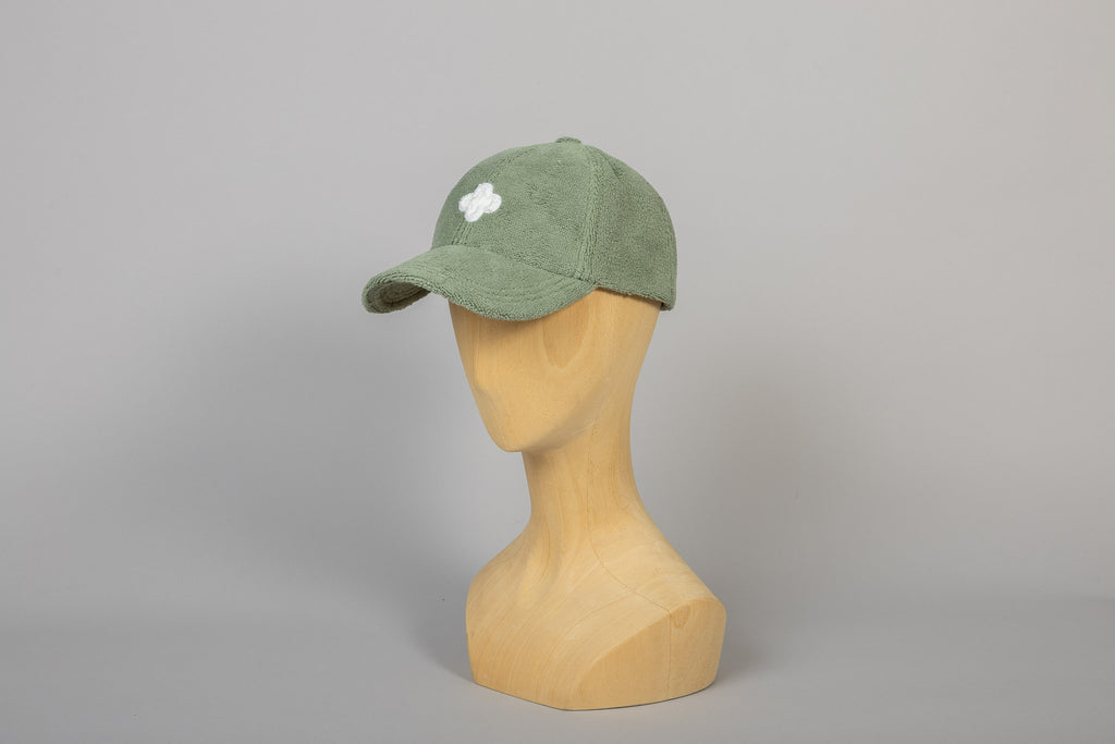 Casquette joe eponge vert olive de 3/4