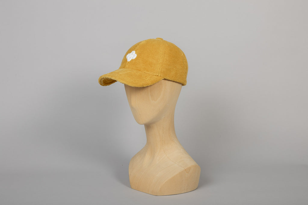 Casquette joe eponge moutarde de 3/4