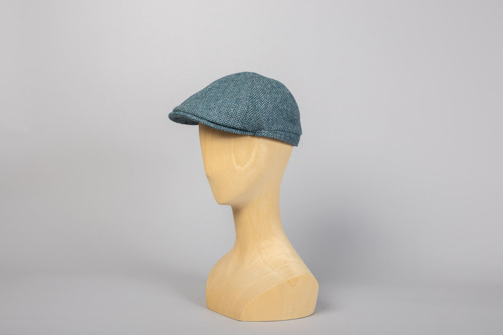 Casquette Eton bleu canard packshot 3/4