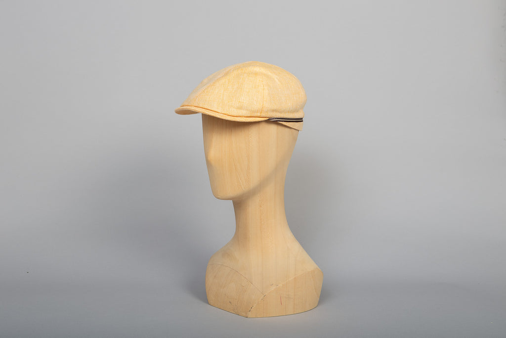 Casquette Eton été chambray abricot packshot 3/4