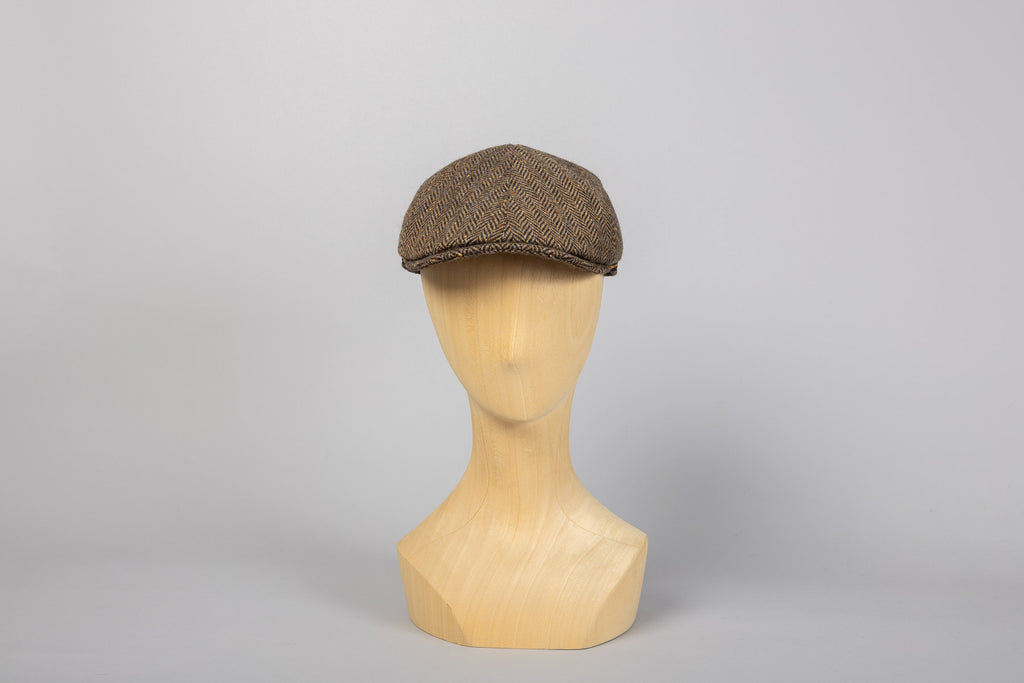 Casquette Eton ocre marron packshot face