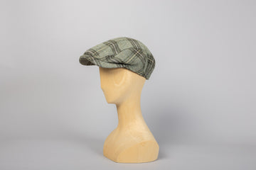 Casquette Ivy Contemporary carreaux vert packshot 3/4