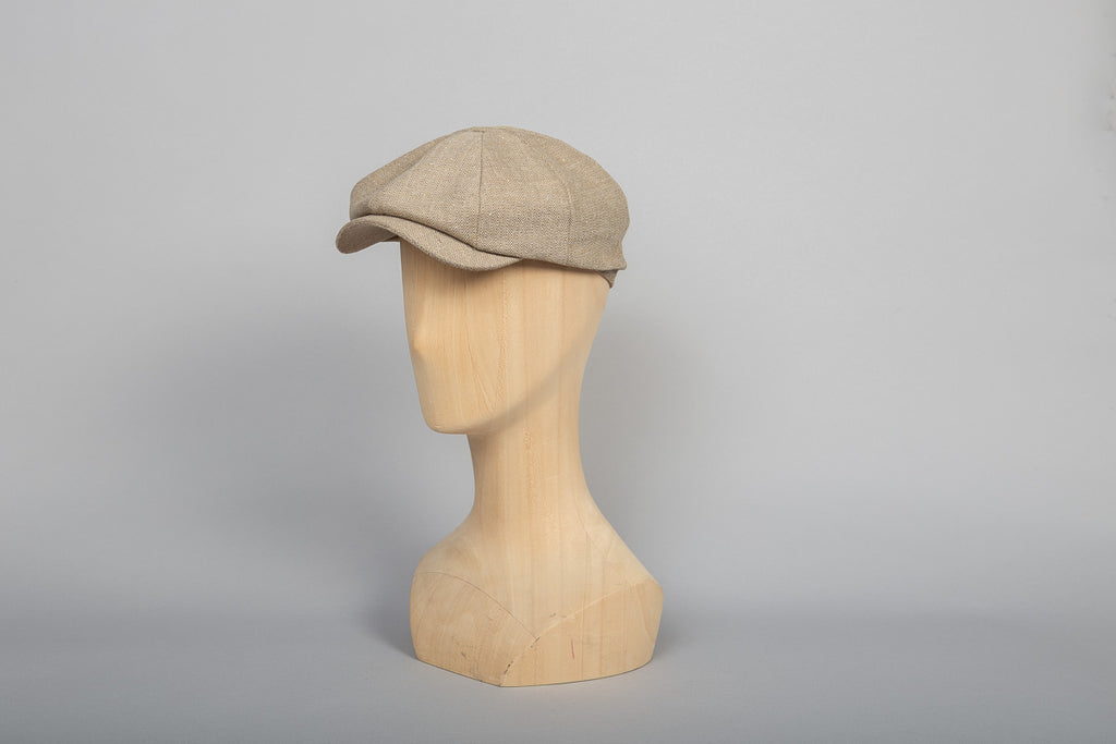 Casquette Russel été chevron beige packshot 3/4