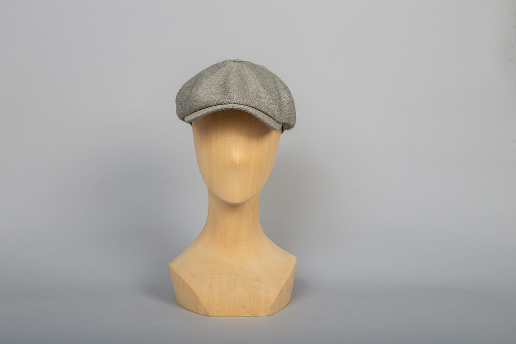 Casquette Russel été chevron bleu jaune packshot face