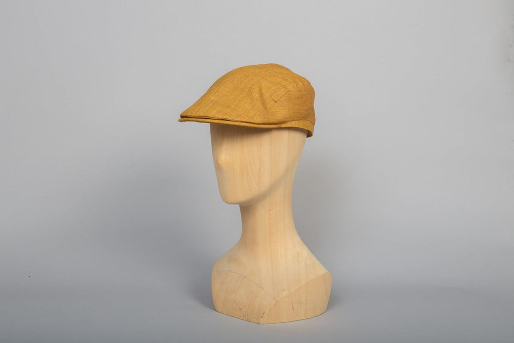 Casquette William été lin safran packshot 3/4