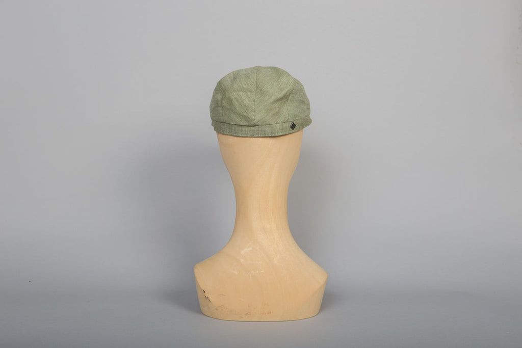 Casquette Wiliam été lin vert olive packshot dos