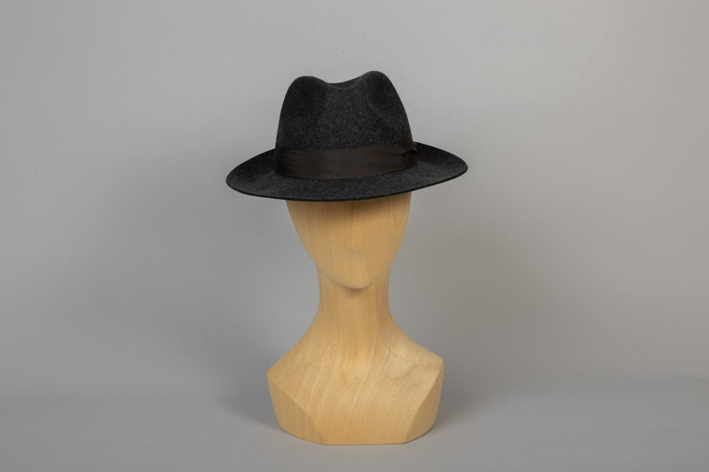 chapeau fédora en feutre Arrezzo de face