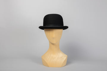 chapeau melon bombetta morbita noir face