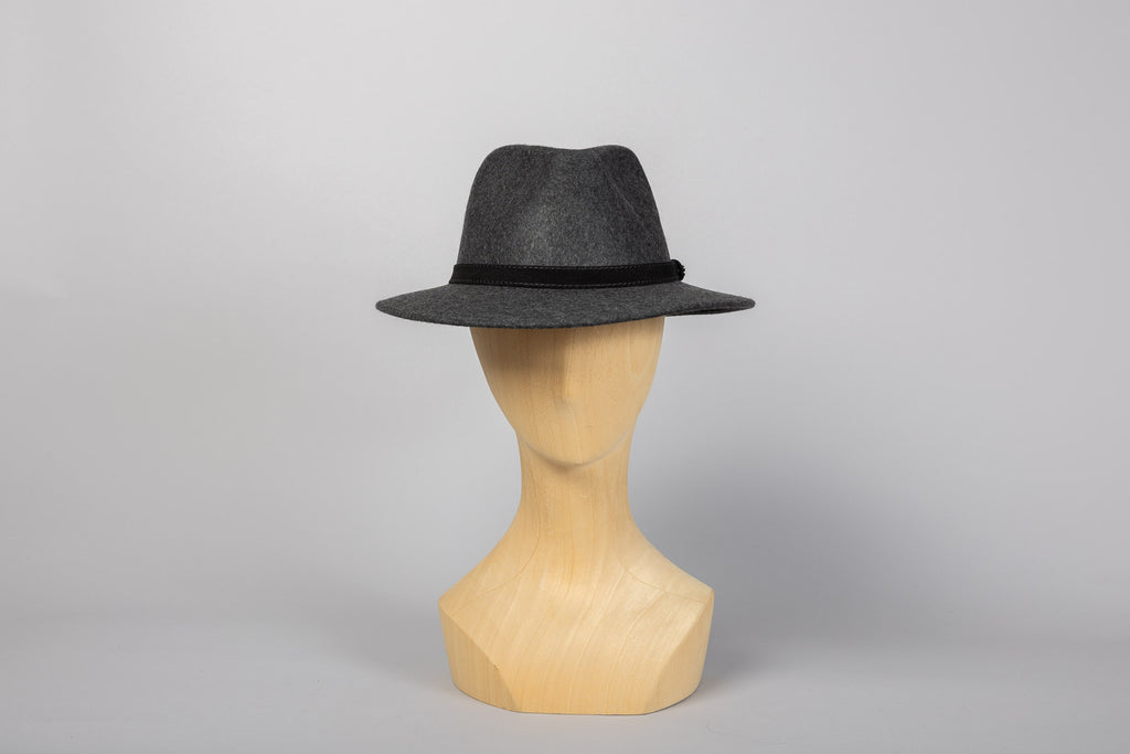 Chapeau Montréal gris packshot face