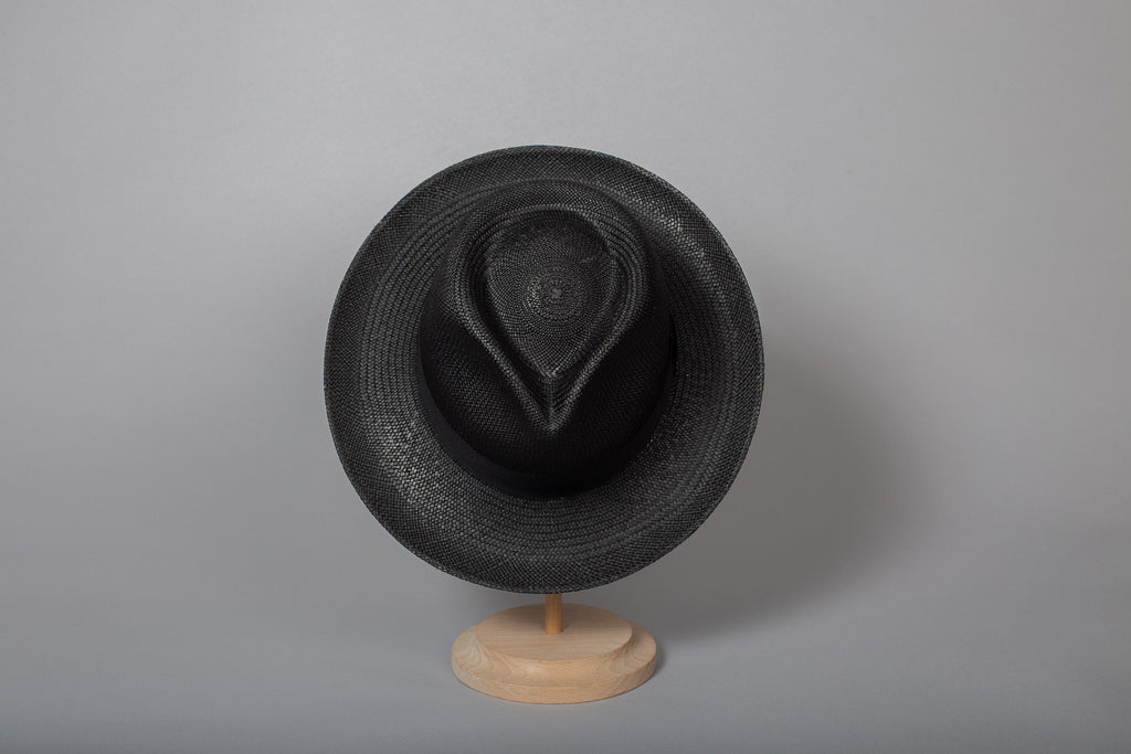 chapeau panama isla del sol color bloc noir