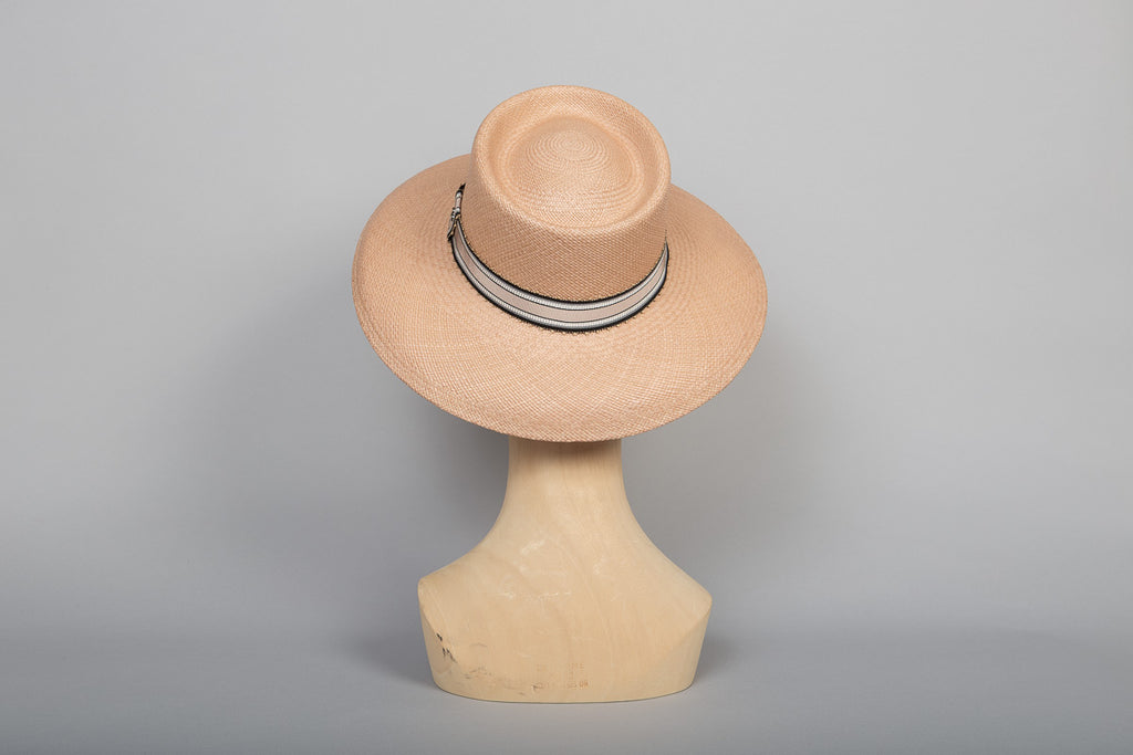 chapeau panama parme louisette dos