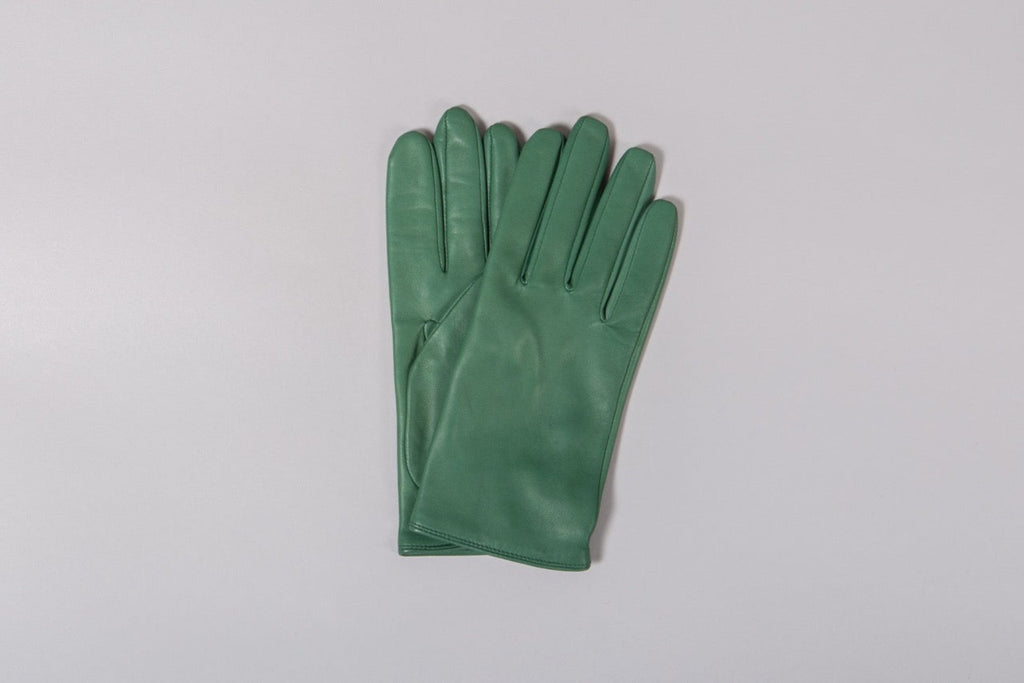 Gants Bel-Ami soie vert packshot
