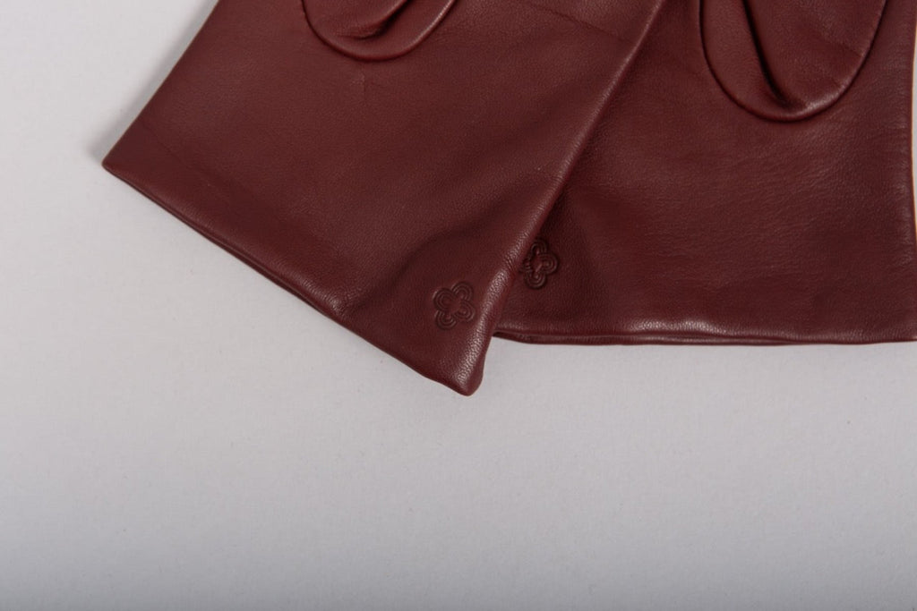 Gants cuir cachemire Scarlett samouraï packshot détails