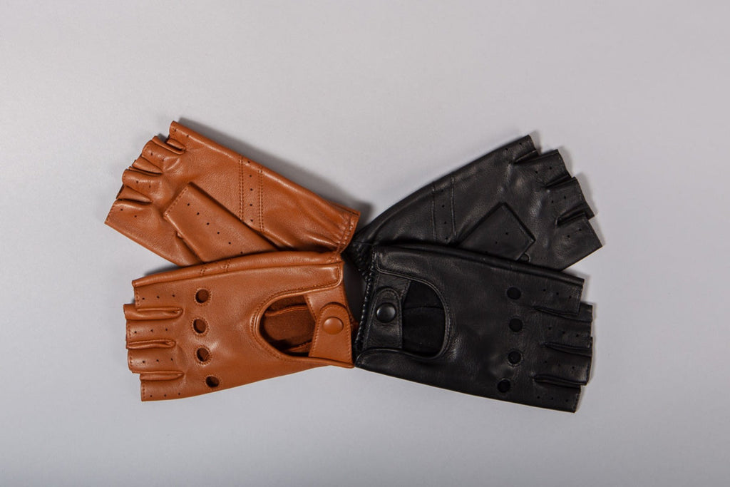 Gants cuir mitaines route 66 packshot 2