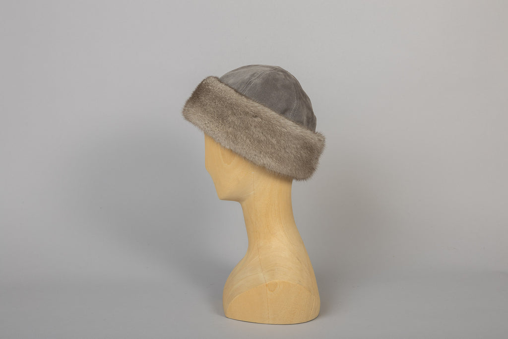 océane en vison perle de profil