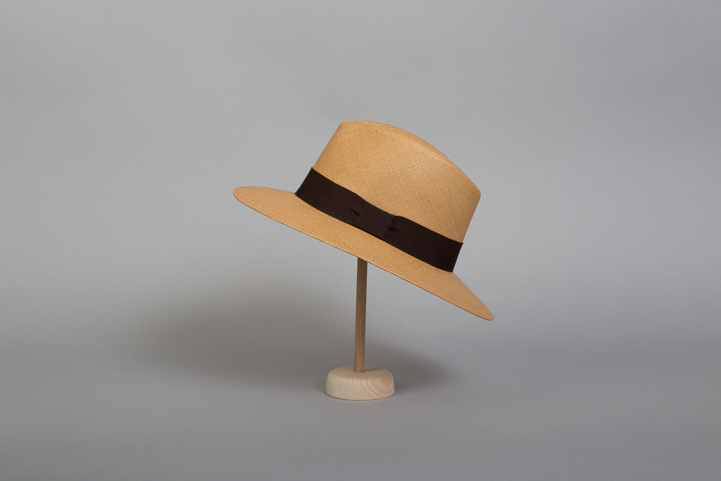 chapeau traveller louisiane camel profil
