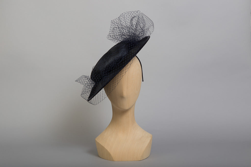 Chapeau Bibi Mariage Élégant Femme Avec Voilette - Fascinateur Rétro Années 1920 - Serre-Tête Chic Pour Cérémonie Et Soirée