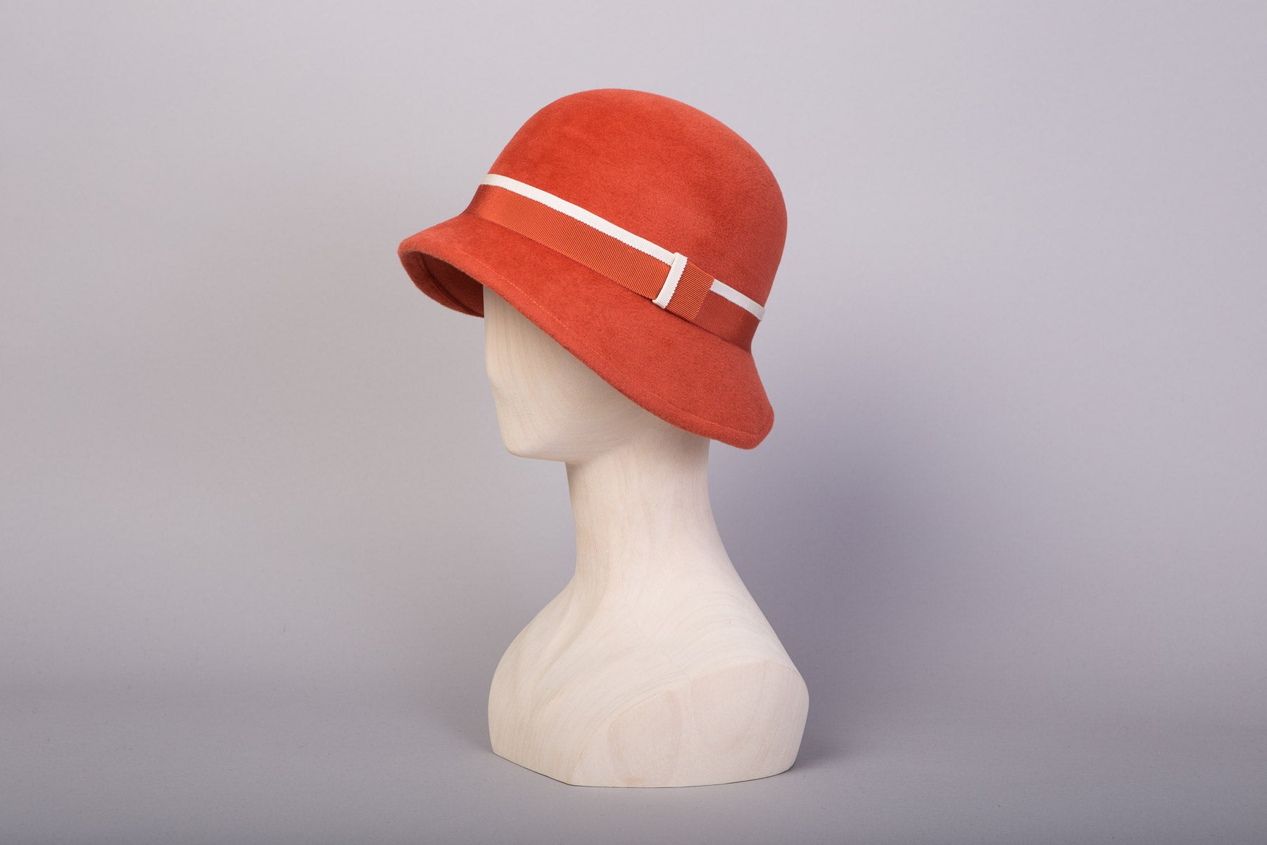 Chapeau Cloche En Feutrine Style Léopard - Taille 58, Vintage, Femme, Occasion