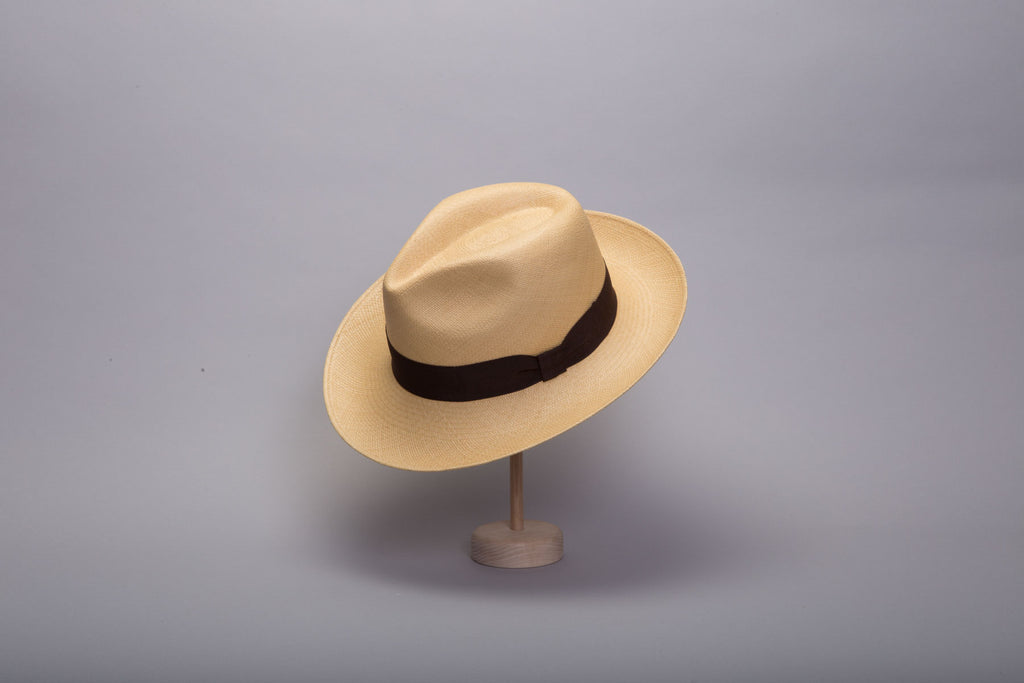 chapeau panama antibes camel 3/4