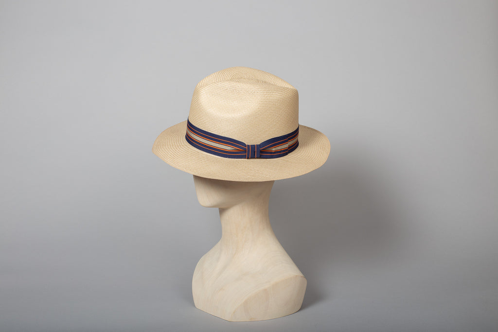 chapeau panama cabourg moka porté