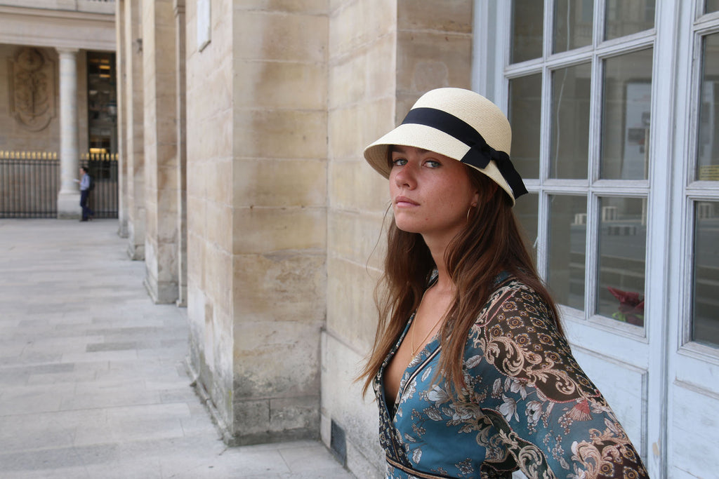 trio cloche panama Malibu porté naturel