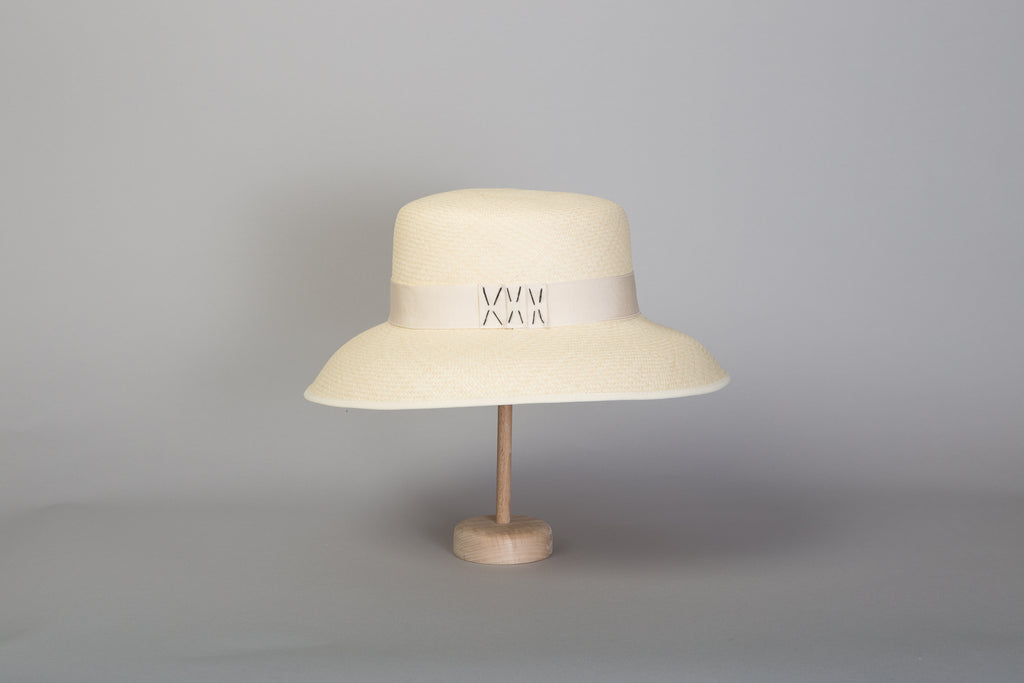 chapeau panama sienne profil à plat