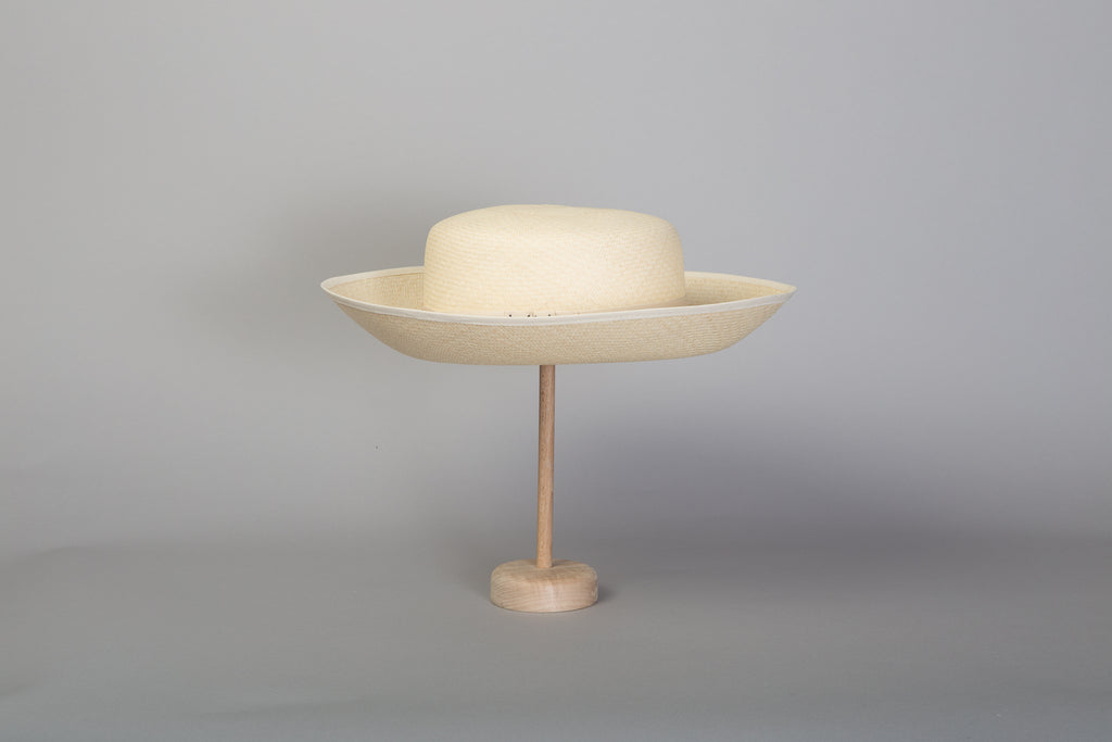 chapeau panama sienne bord relevé